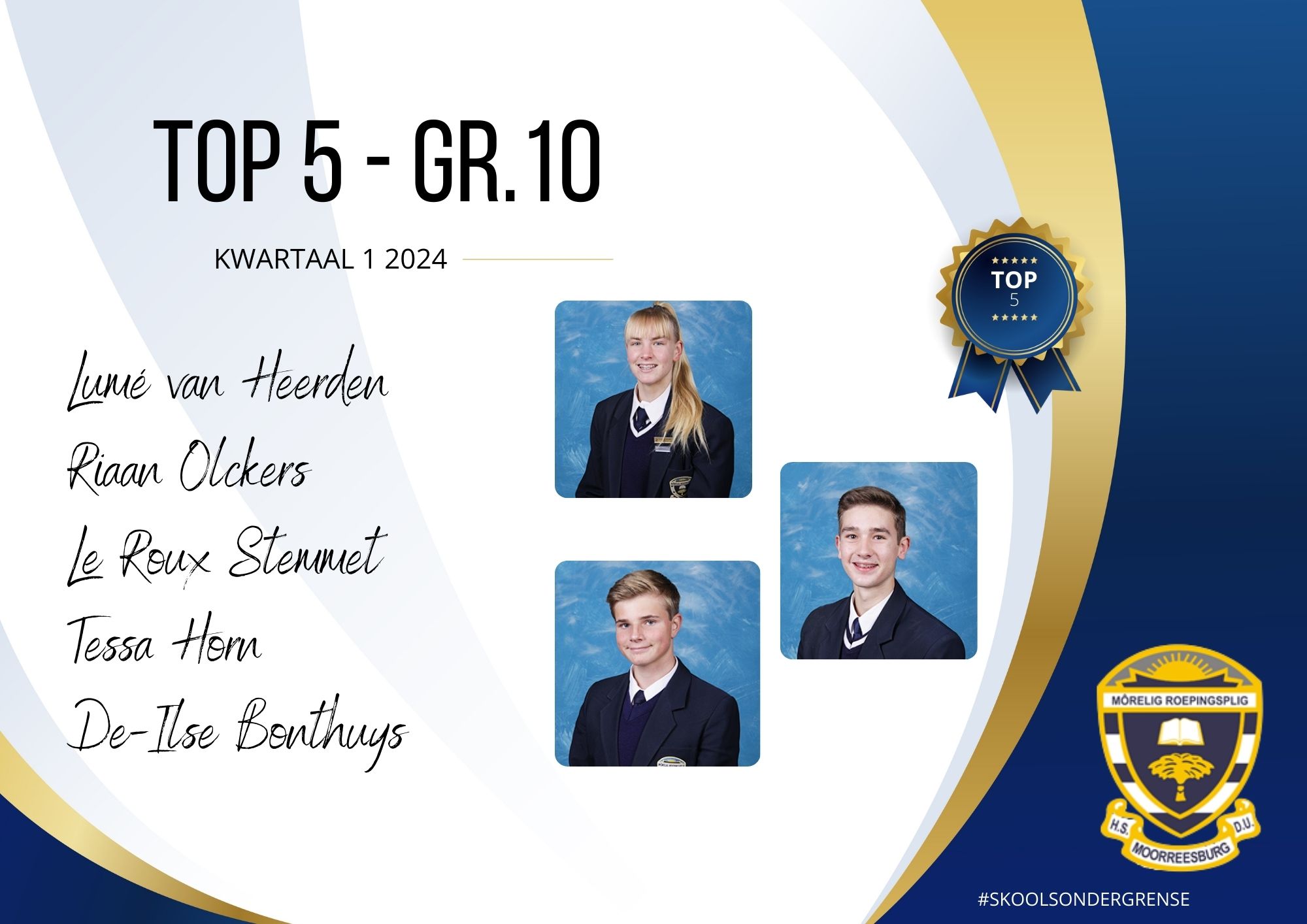 Top 5 Graad 8