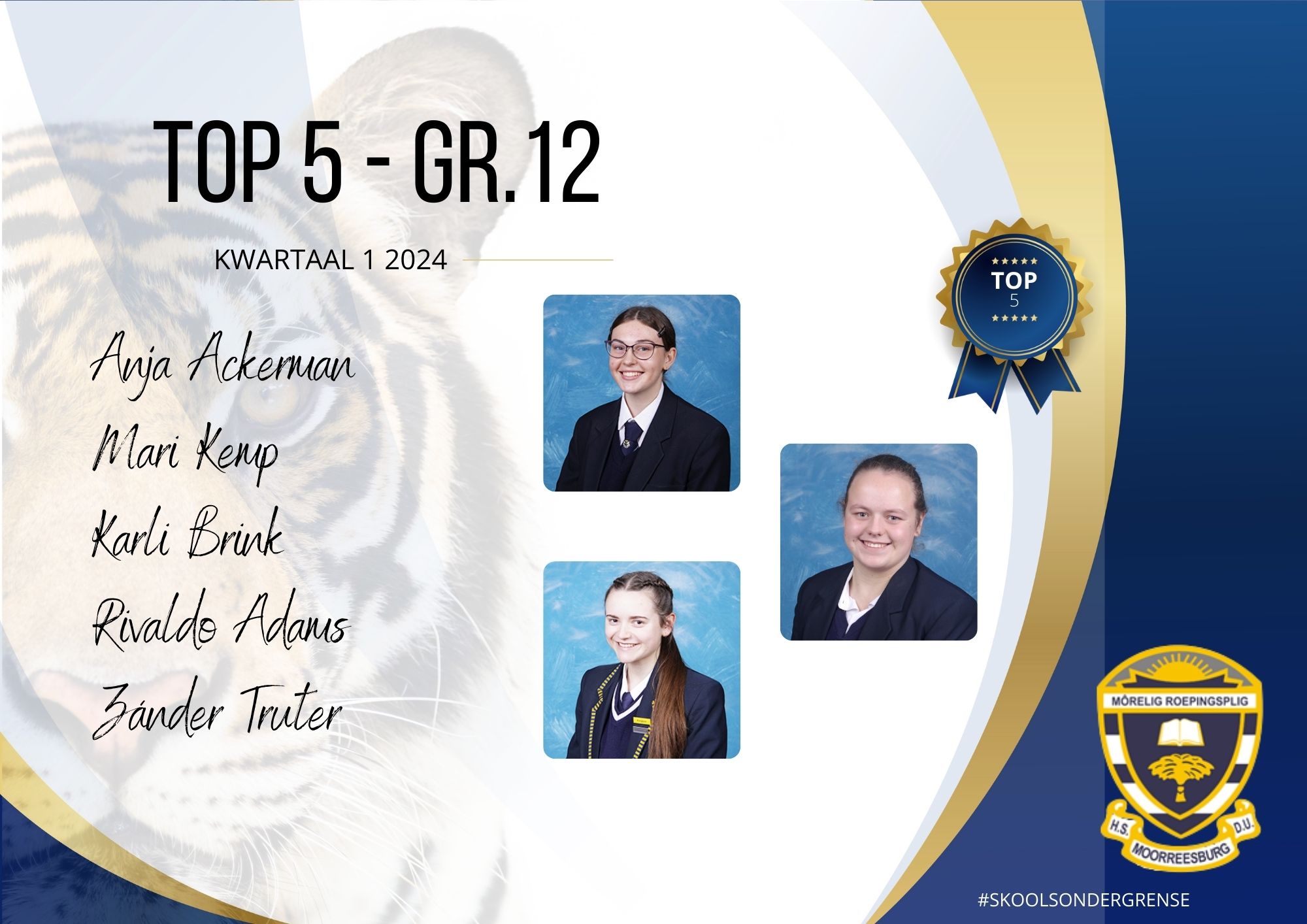 Top 5 Graad 8